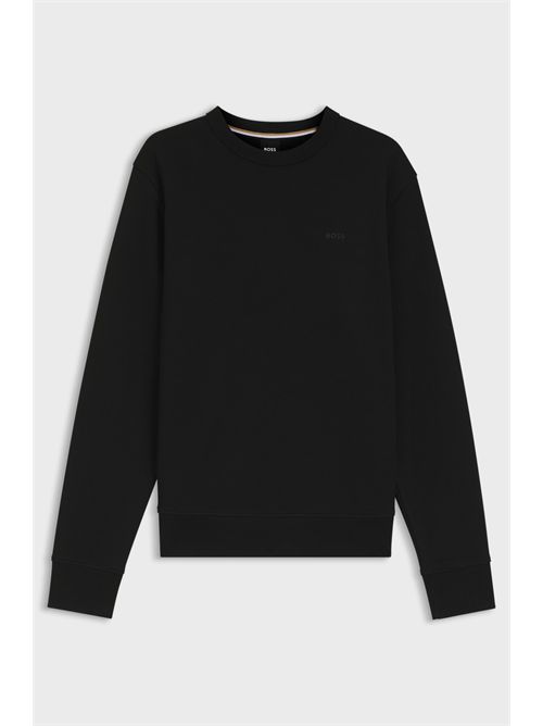 Maglia in cotone-terry con logo tonale BOSS | H-SHARPE 15001-50546387